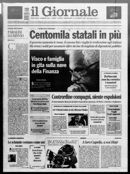 Il giornale : quotidiano del mattino